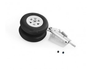 Freewing PJ50 Twin 70mm EDF Business Jet Main Landing Gear Strut & Wheel Part - Right